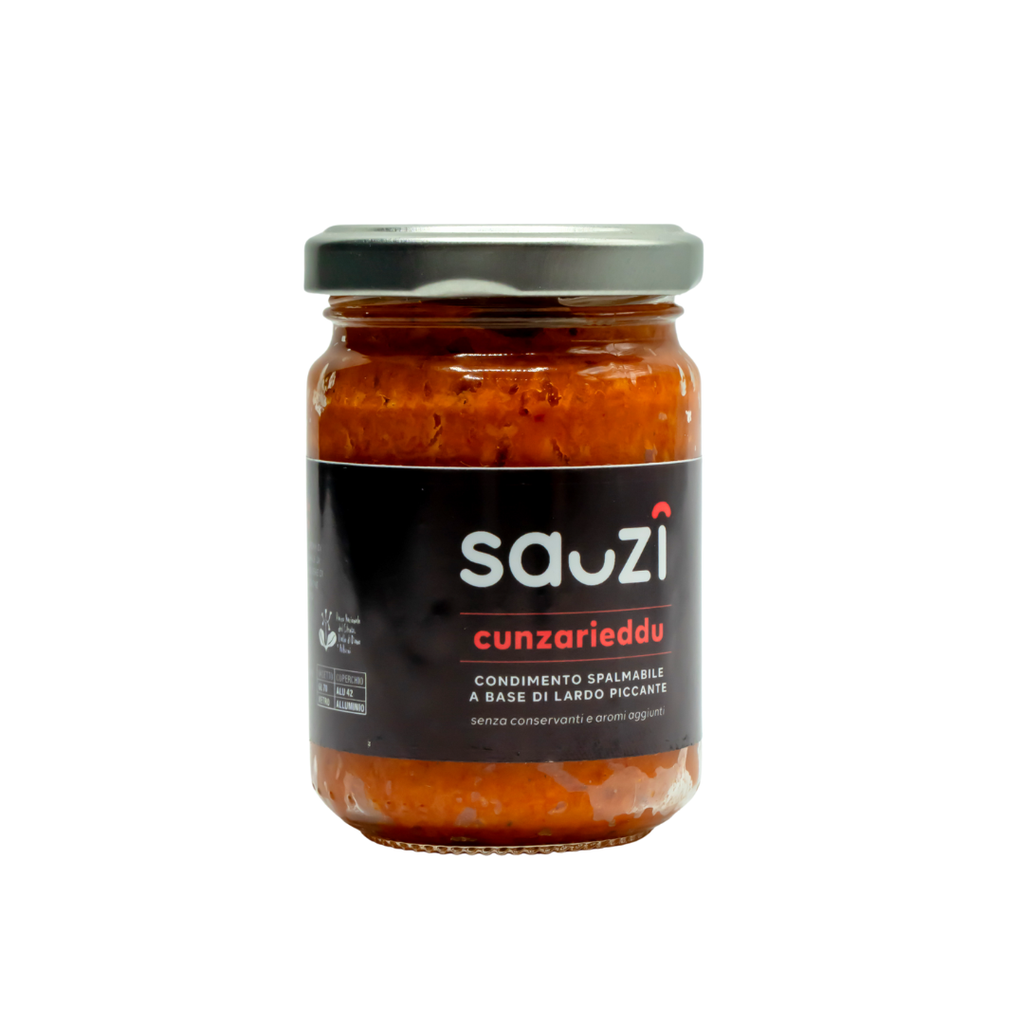 Condimento Spalmabile a base di Lardo Piccante Sauzi