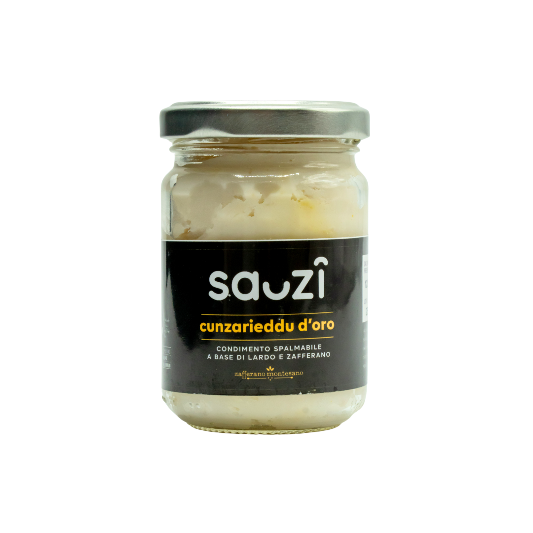 Condimento Spalmabile a base di Lardo e Zafferano Sauzi